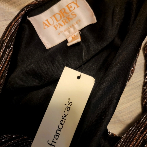 NWT Francesca's V-Neck Dress with Tie Back XL - Picture 5 of 5